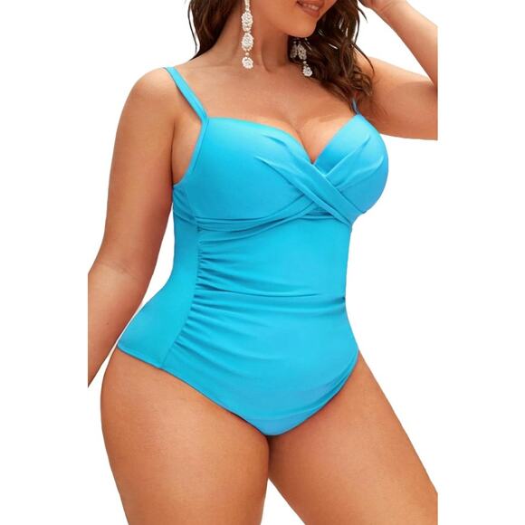 Hilor One piece Swimsuit Women 16 Rushing Flattering NEW Swimwear Modest Swim - Picture 6 of 9